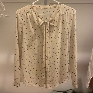 Zara Polka-Dot Blouse